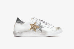 TRAINER LOW WHITE-ICE-GOLD-SILVER