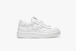 STAR LOW SNEAKERS IN WHITE LEATHER