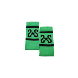 GREEN - BLACK TUBULAR ELASTICIZED COTTON SOCKS